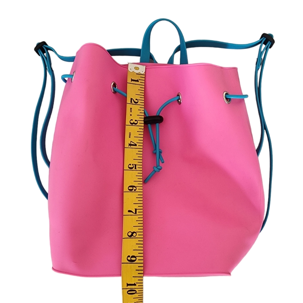 Pink Drawstring Back Pack for Girls - Picture 7 of 12